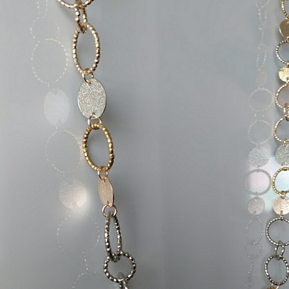 NWT Necklace and Earrings Duo - Gold and Silver - Picture 2 of 8